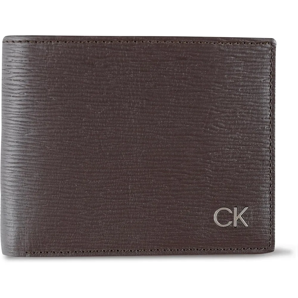 BILLETERA CALVIN KLEIN BIFOLD RFID MARRÓN HOMBRE