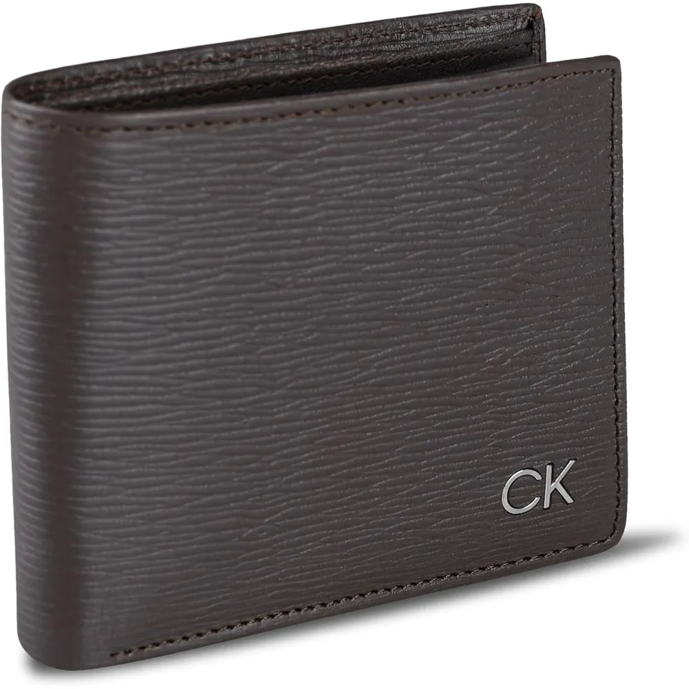 BILLETERA CALVIN KLEIN BIFOLD RFID MARRÓN HOMBRE
