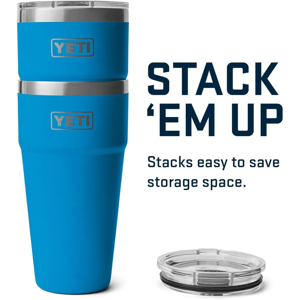 YETI Rambler Vaso  de 30 oz de acero inoxidable con tapa MagSlider color azul