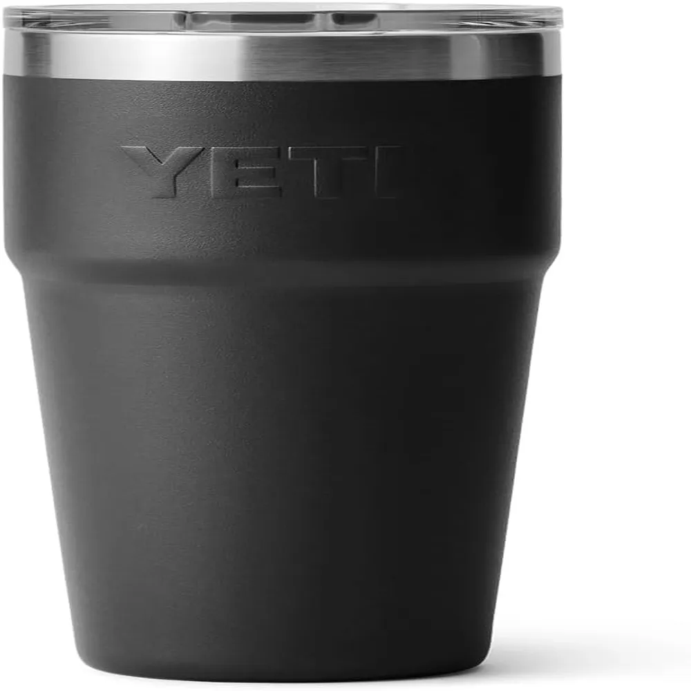 YETI Rambler Vaso de 20 oz de acero inoxidable y tapa MagSlider color negro