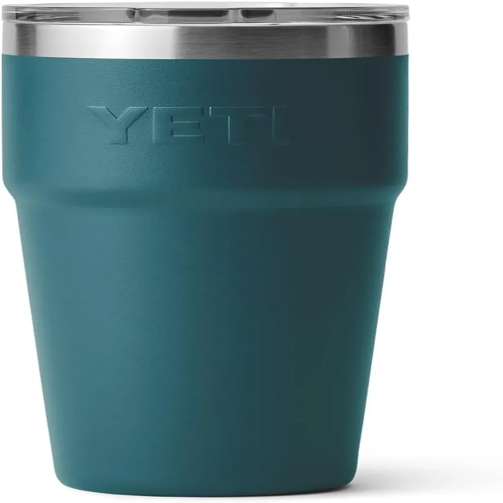 YETI Rambler Vaso de 20 oz de acero inoxidable y tapa MagSlider color verde jade