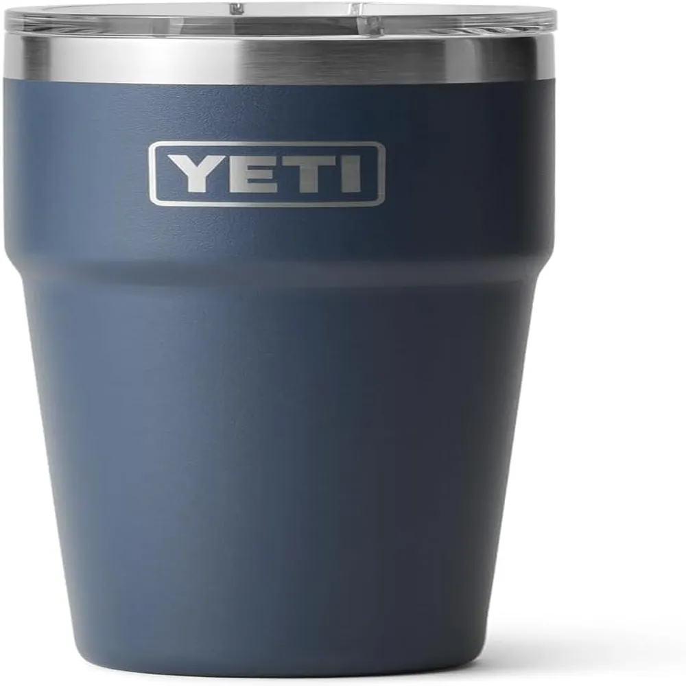 YETI Rambler Vaso de 20 oz de acero inoxidable y tapa MagSlider color azul marino
