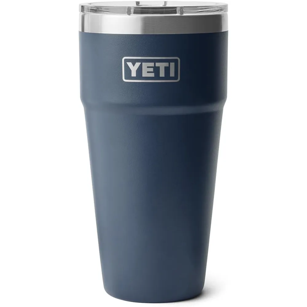 YETI Rambler Vaso  de 30 oz de acero inoxidable con tapa MagSlider color azul marino