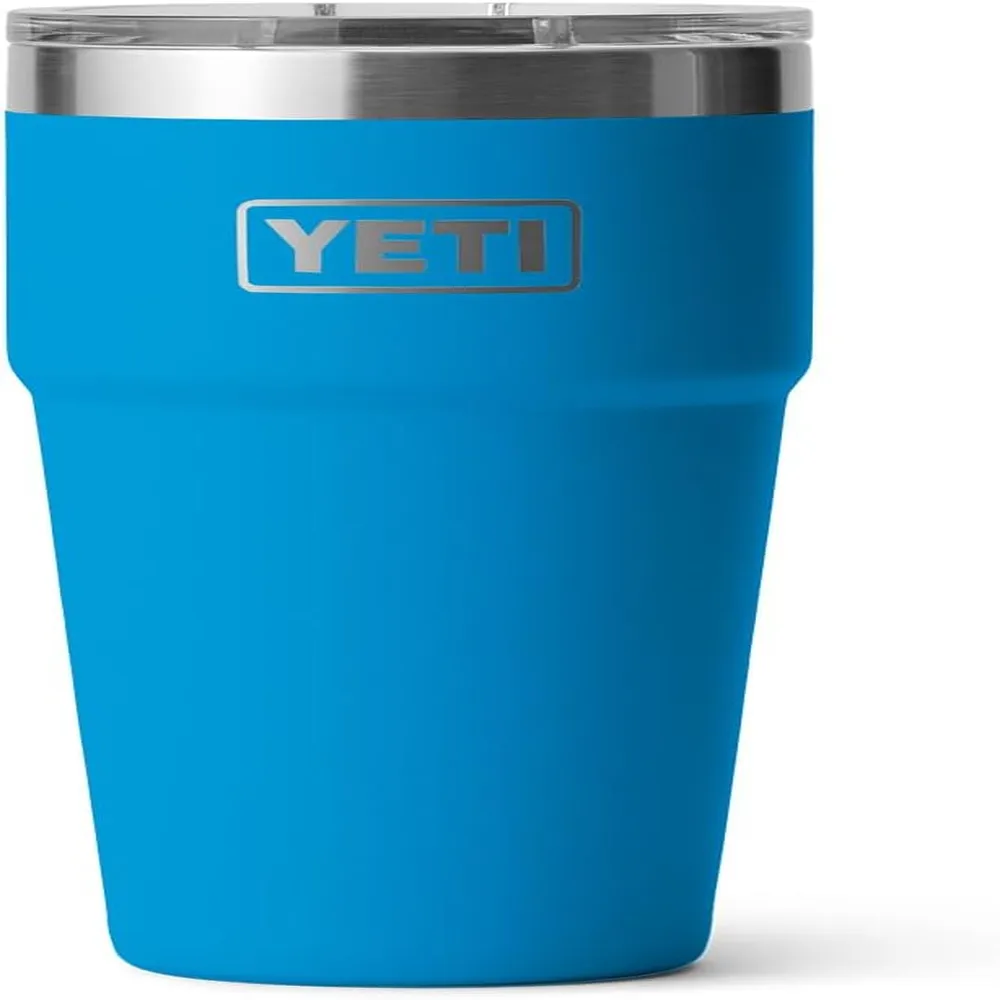 YETI Rambler Vaso de 20 oz de acero inoxidable y tapa MagSlider color azul