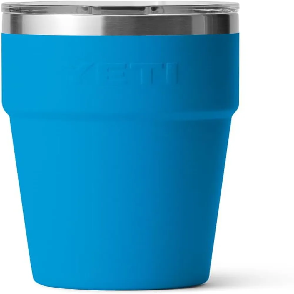 YETI Rambler Vaso de 20 oz de acero inoxidable y tapa MagSlider color azul