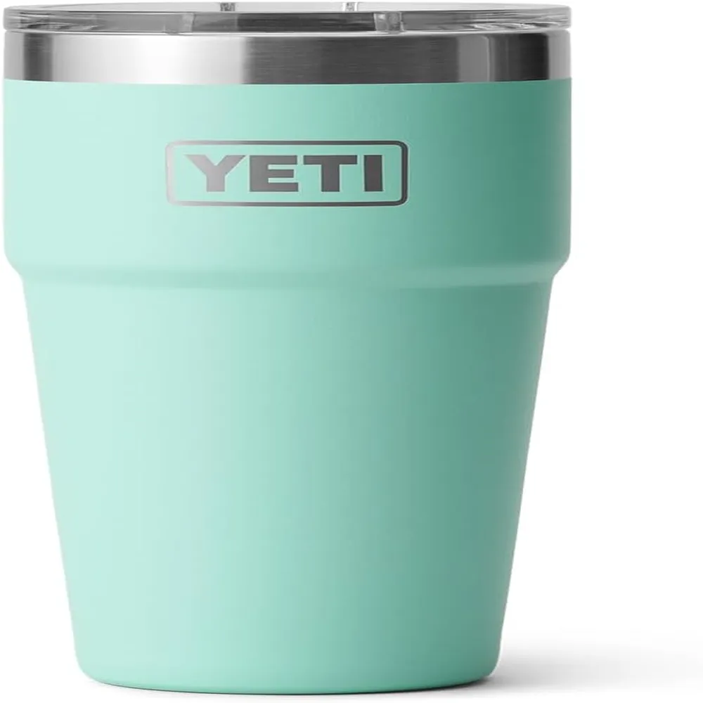 YETI Rambler Vaso de 20 oz de acero inoxidable y tapa MagSlider color turquesa