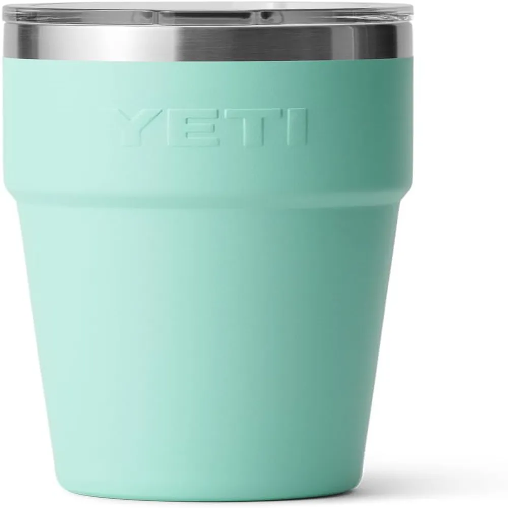 YETI Rambler Vaso de 20 oz de acero inoxidable y tapa MagSlider color turquesa