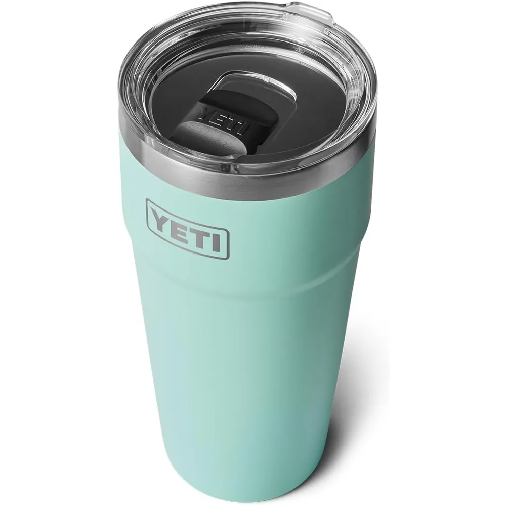 YETI Rambler Vaso  de 30 oz de acero inoxidable con tapa MagSlider color turquesa