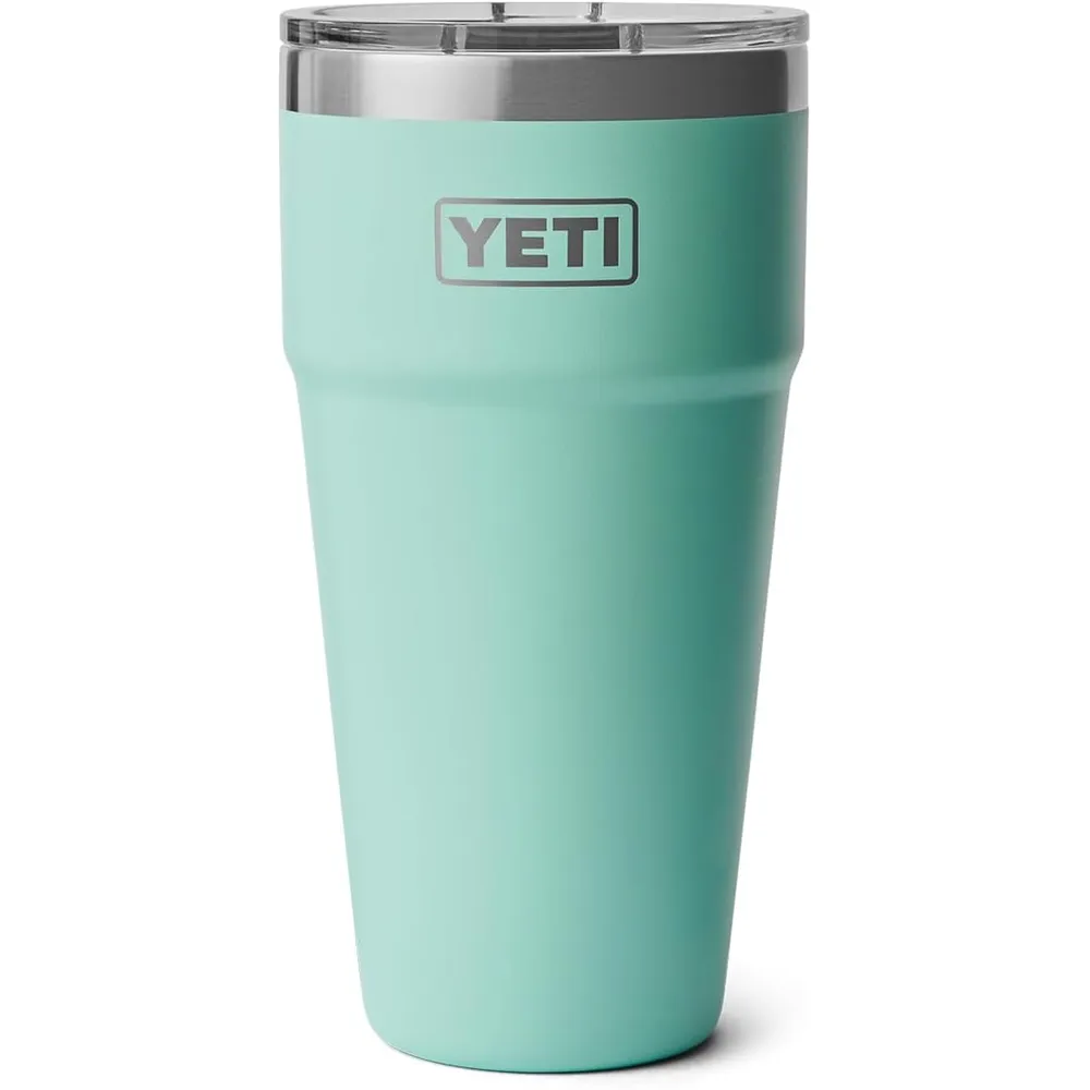 YETI Rambler Vaso  de 30 oz de acero inoxidable con tapa MagSlider color turquesa