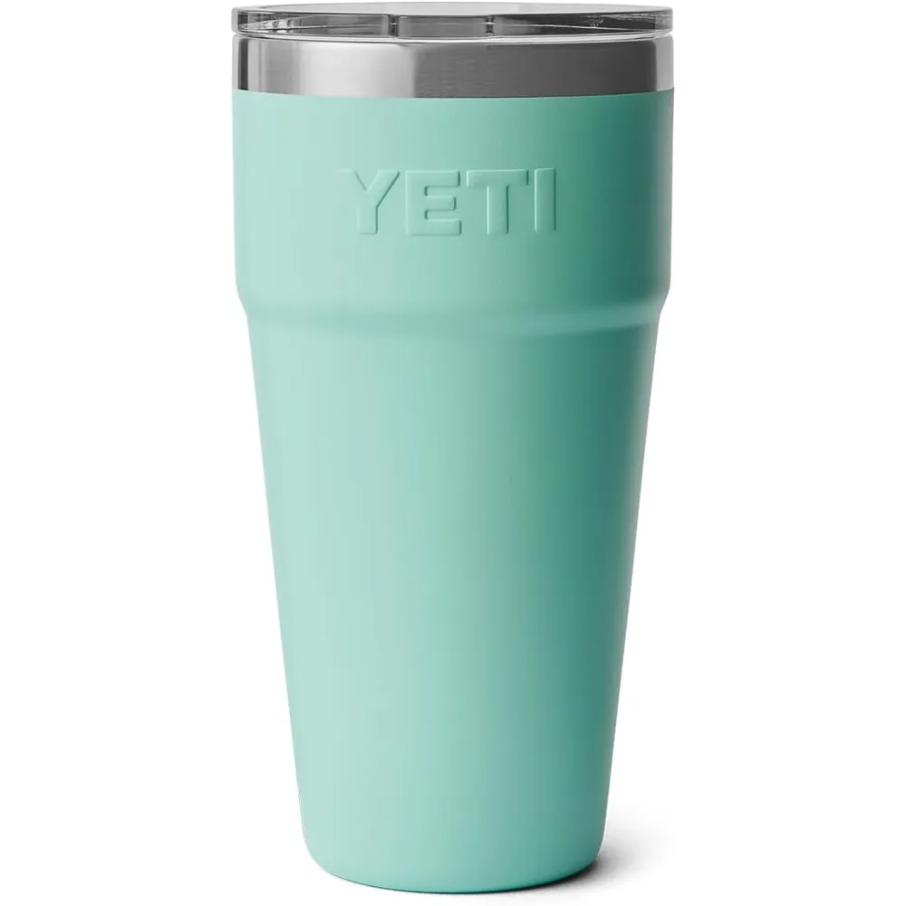 YETI Rambler Vaso  de 30 oz de acero inoxidable con tapa MagSlider color turquesa