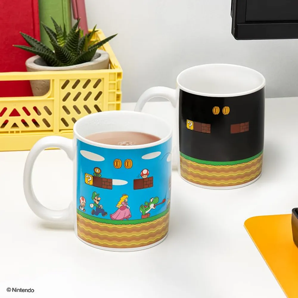 Paladone Super Mario Level, taza térmica cambia color