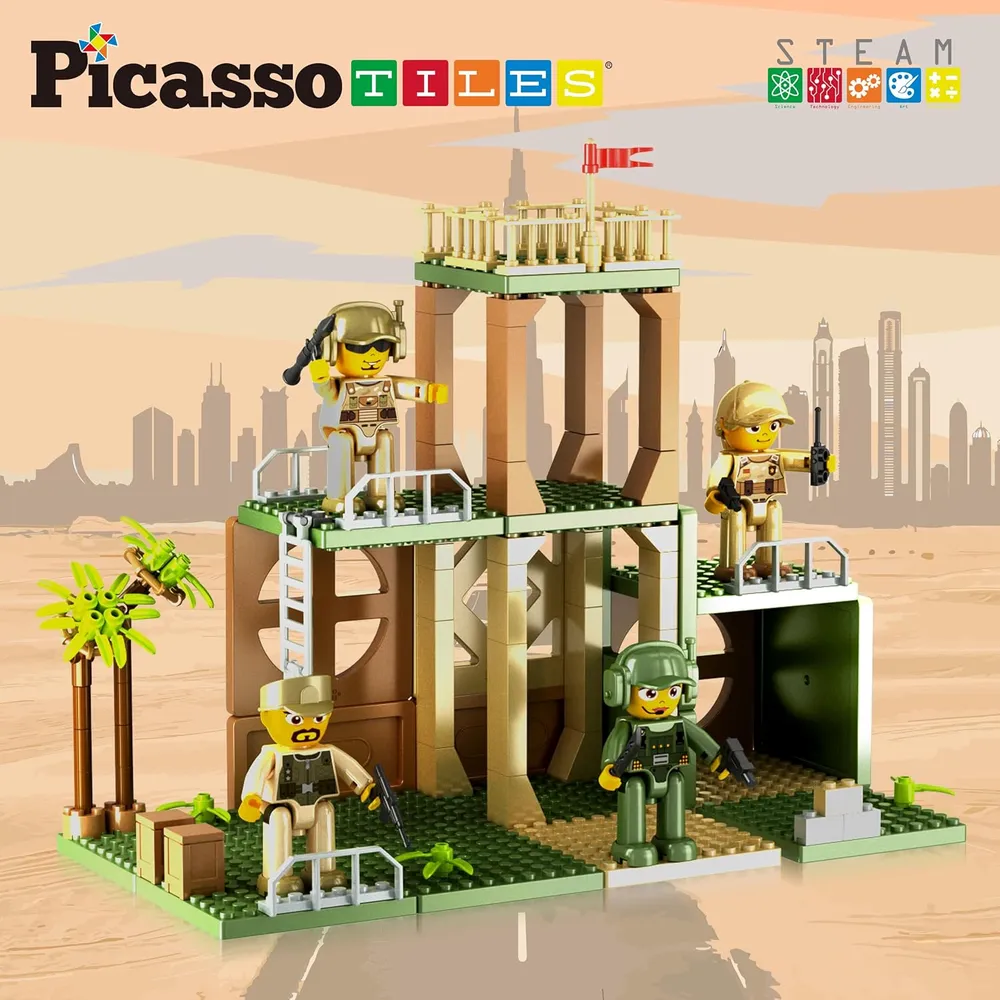 BLOQUES MAGNÉTICOS FUERZA MILITAR PTL18 PICASSOTILES