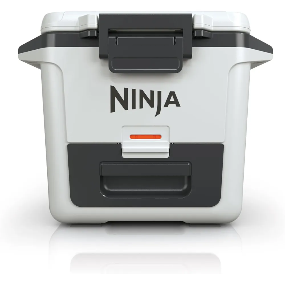 Ninja enfriador duro FB131WH Frostvault, con cajón seco, alta resistencia, 30 qt / 28,4 L | Blanco Nube