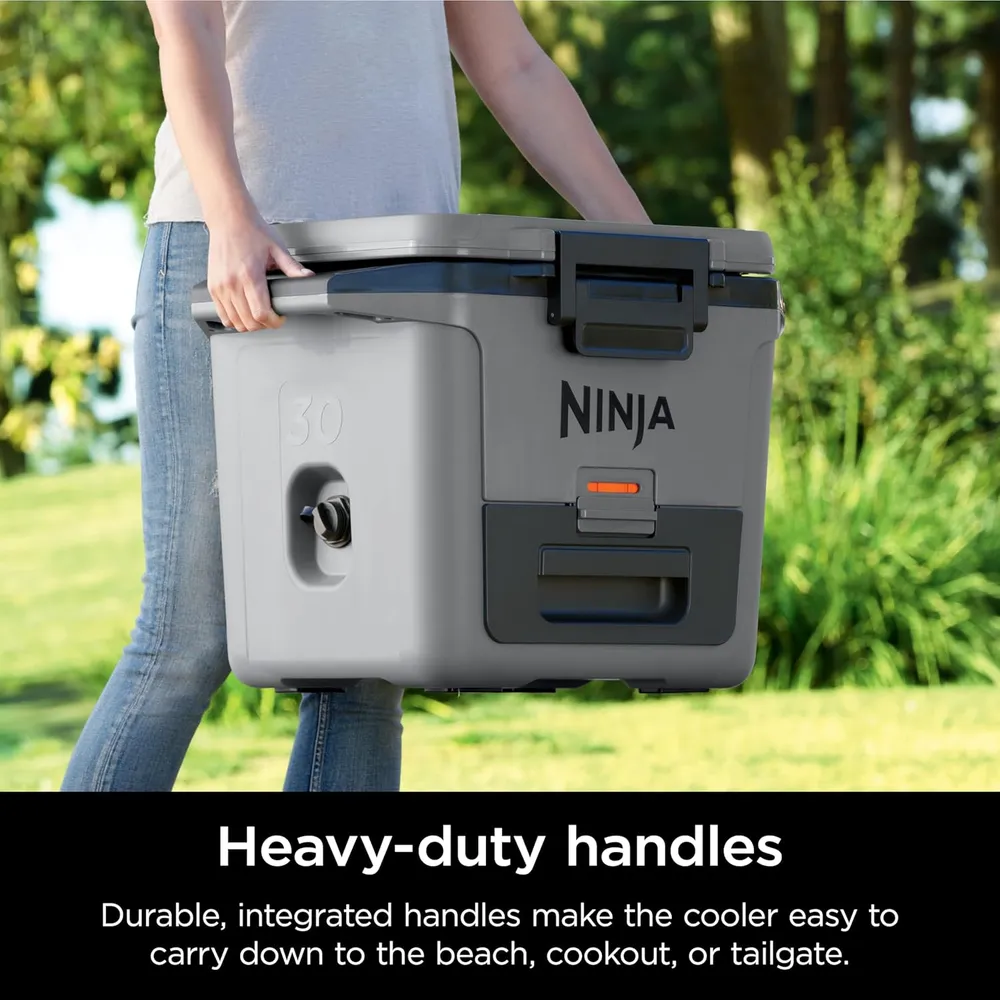 b0cv5nlpsy_4_webp.webp Ninja enfriador duro FB131GY Frostvault, con cajón seco, alta resistencia, 30 qt / 28,4 L | Gris