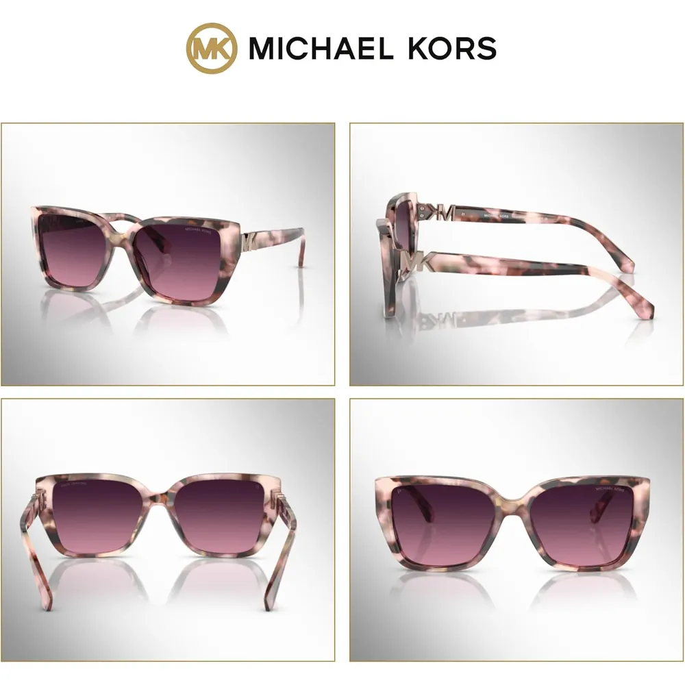 MICHAEL KORS Gafas de sol rectangulares Acadia MK2199 | Marron - Azul