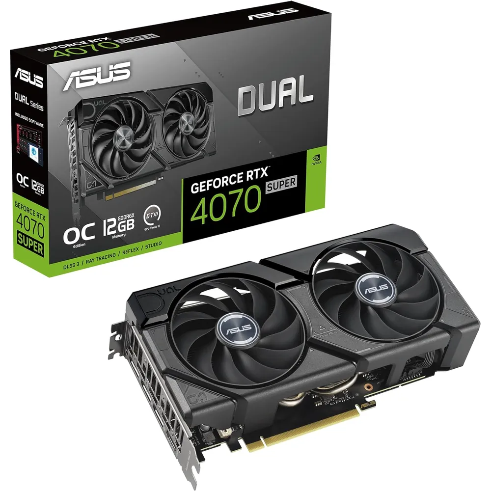 ASUS Dual GeForce RTX 4070 Super Evo 12GB