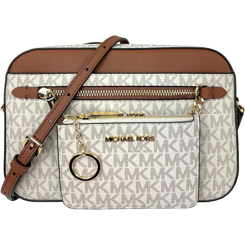 Michael Kors | Bolso Jet Set Grande con Logo y Monedero a Juego Crossbody