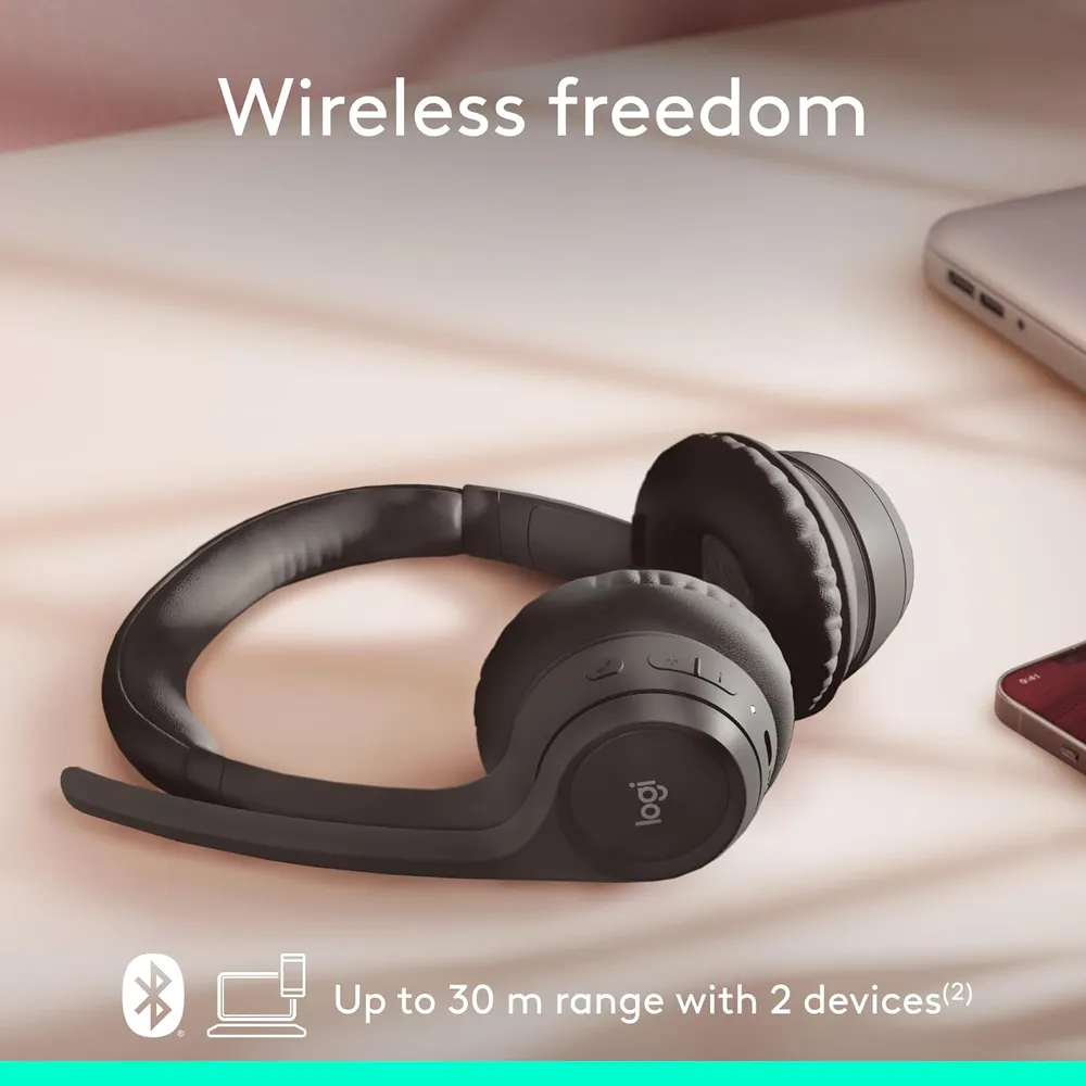 AUDÍFONOS INALÁMBRICOS ZONE 301 LOGITECH | GRAFITO