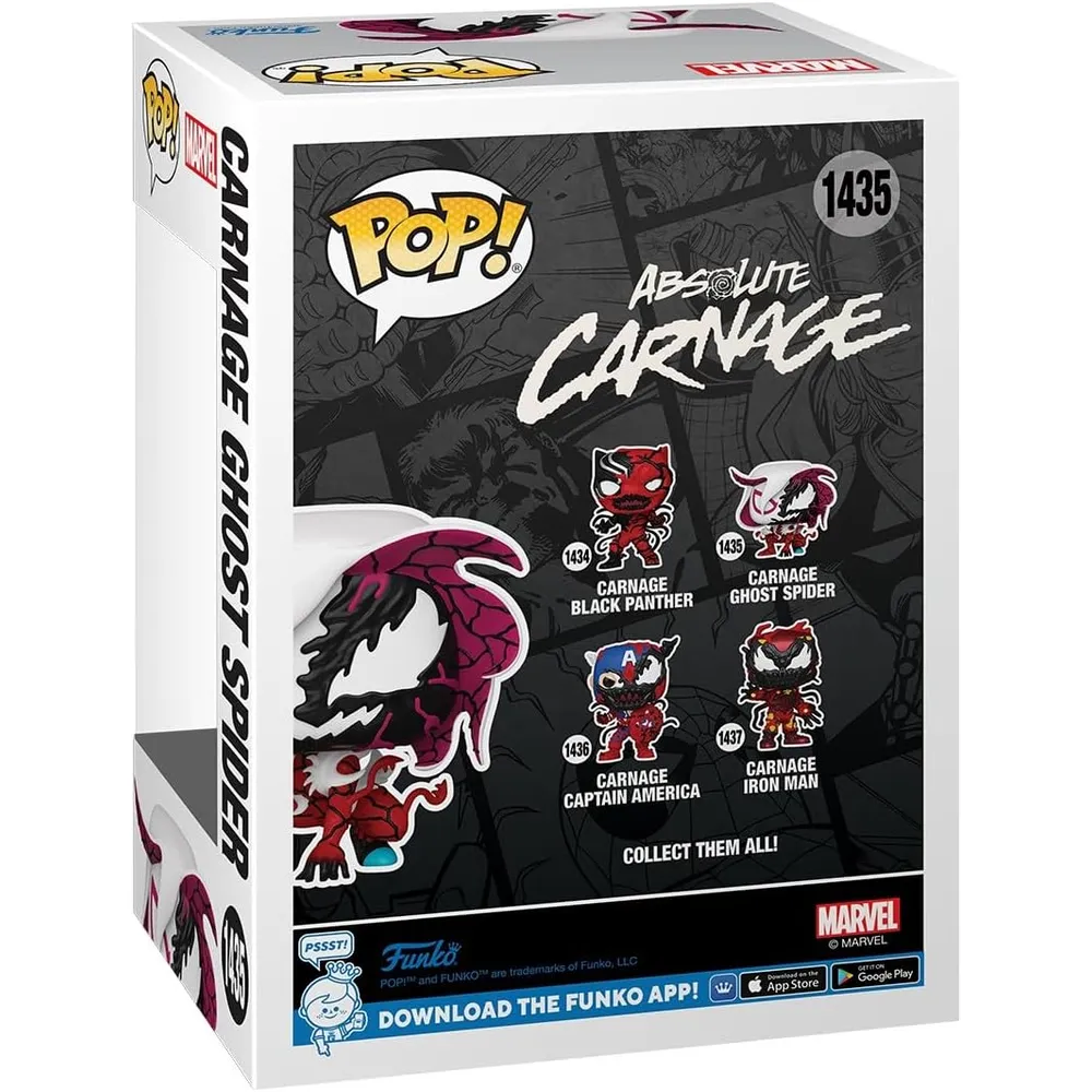 Funko Pop | Ghost Spider Carnage de Marvel Comics