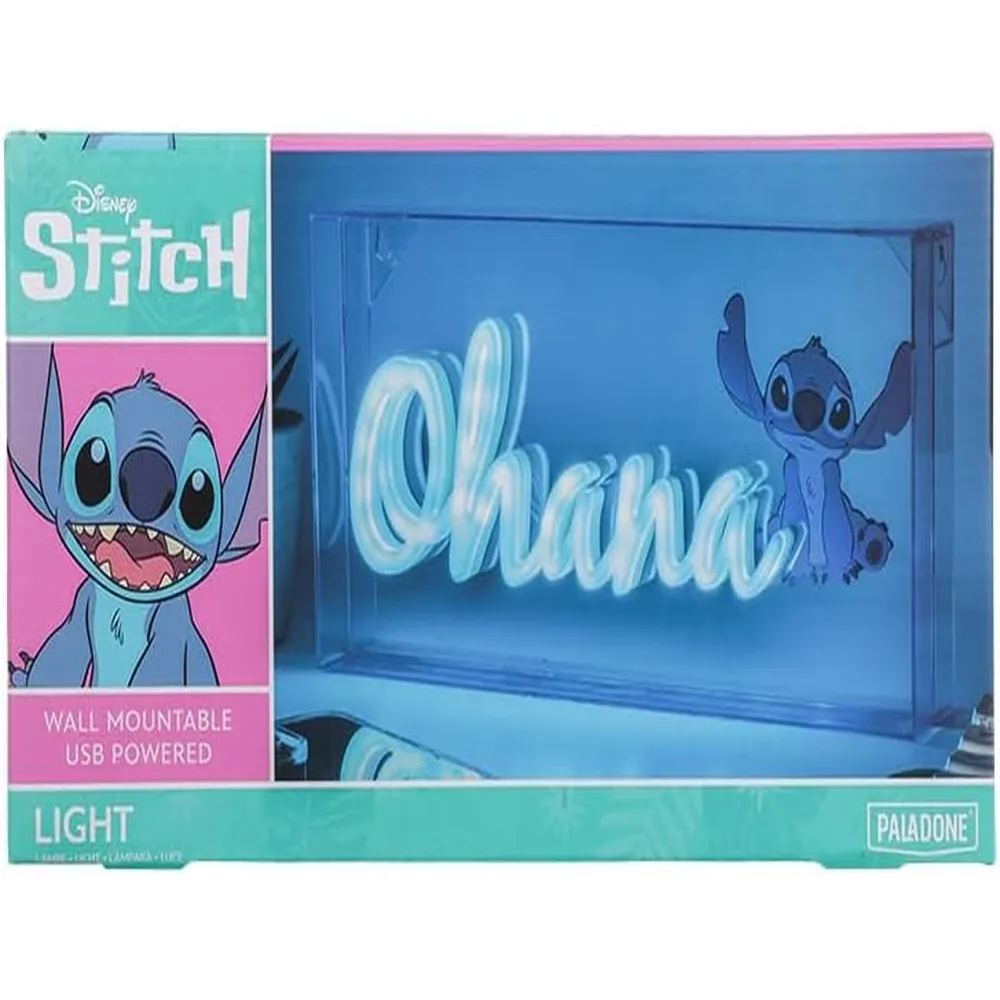 Paladone Disney Stitch Ohana, lámpara LED oficial