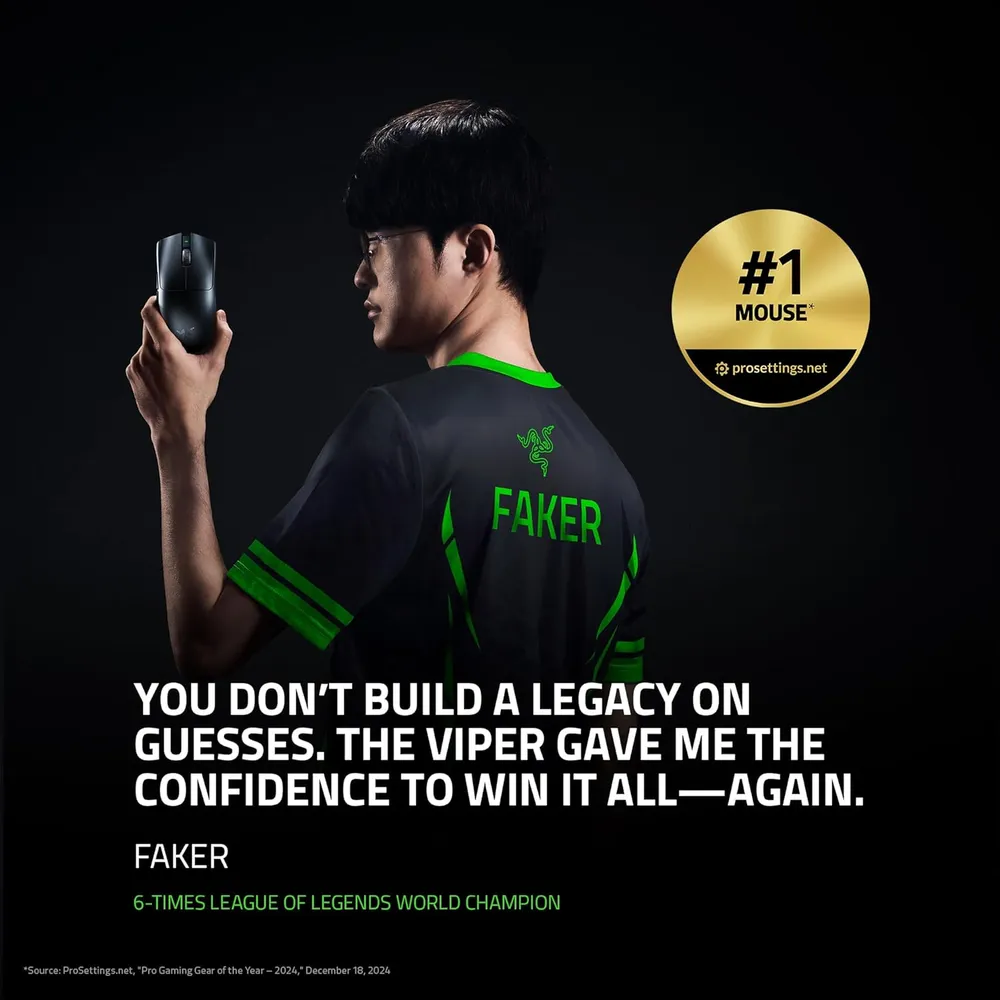 MOUSE INALÁMBRICO VIPER V3 PRO ESPORTS RAZER
