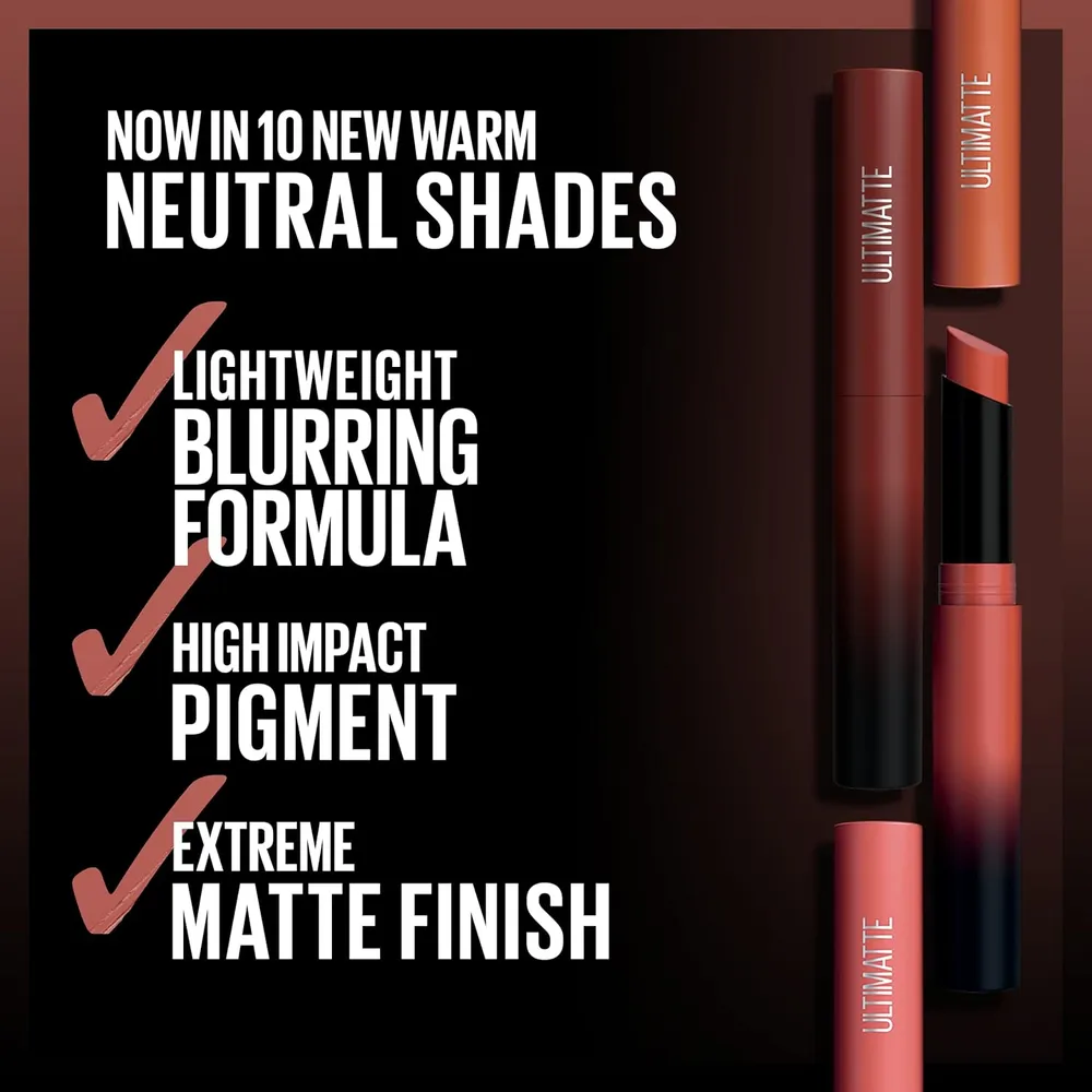PACK 2 LABIAL MATE COLOR SENSATIONAL ULTIMATTE MAYBELLINE
