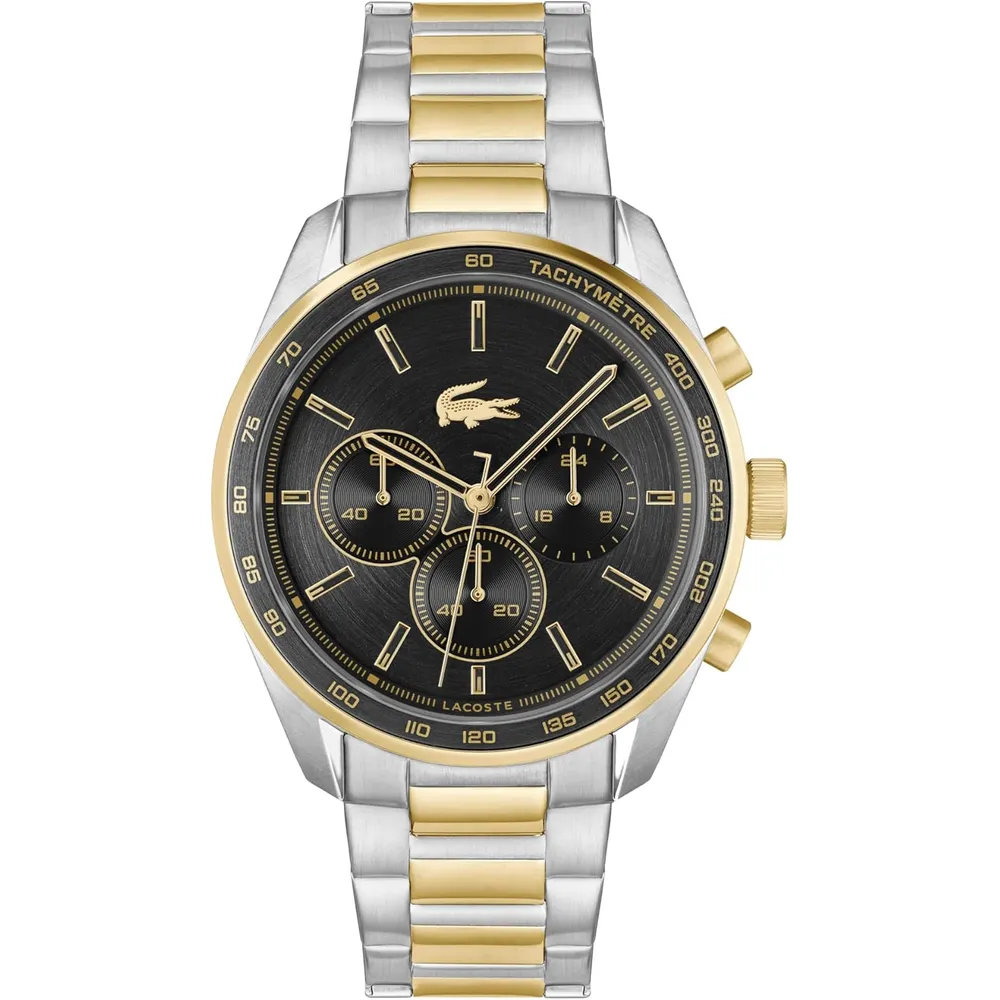 RELOJ LACOSTE 12.12 SCUBA CUARZO 43 MM HOMBRE - SILVER/GOLD