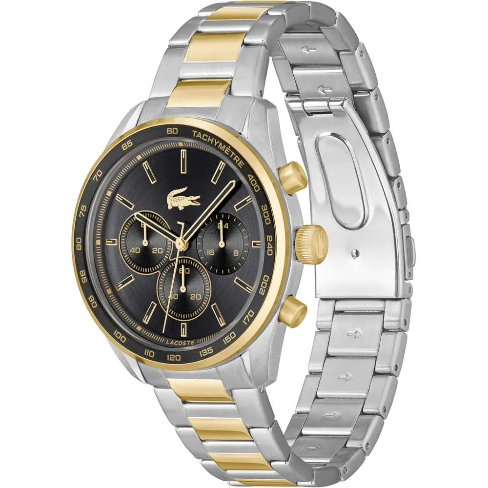 RELOJ LACOSTE 12.12 SCUBA CUARZO 43 MM HOMBRE - SILVER/GOLD
