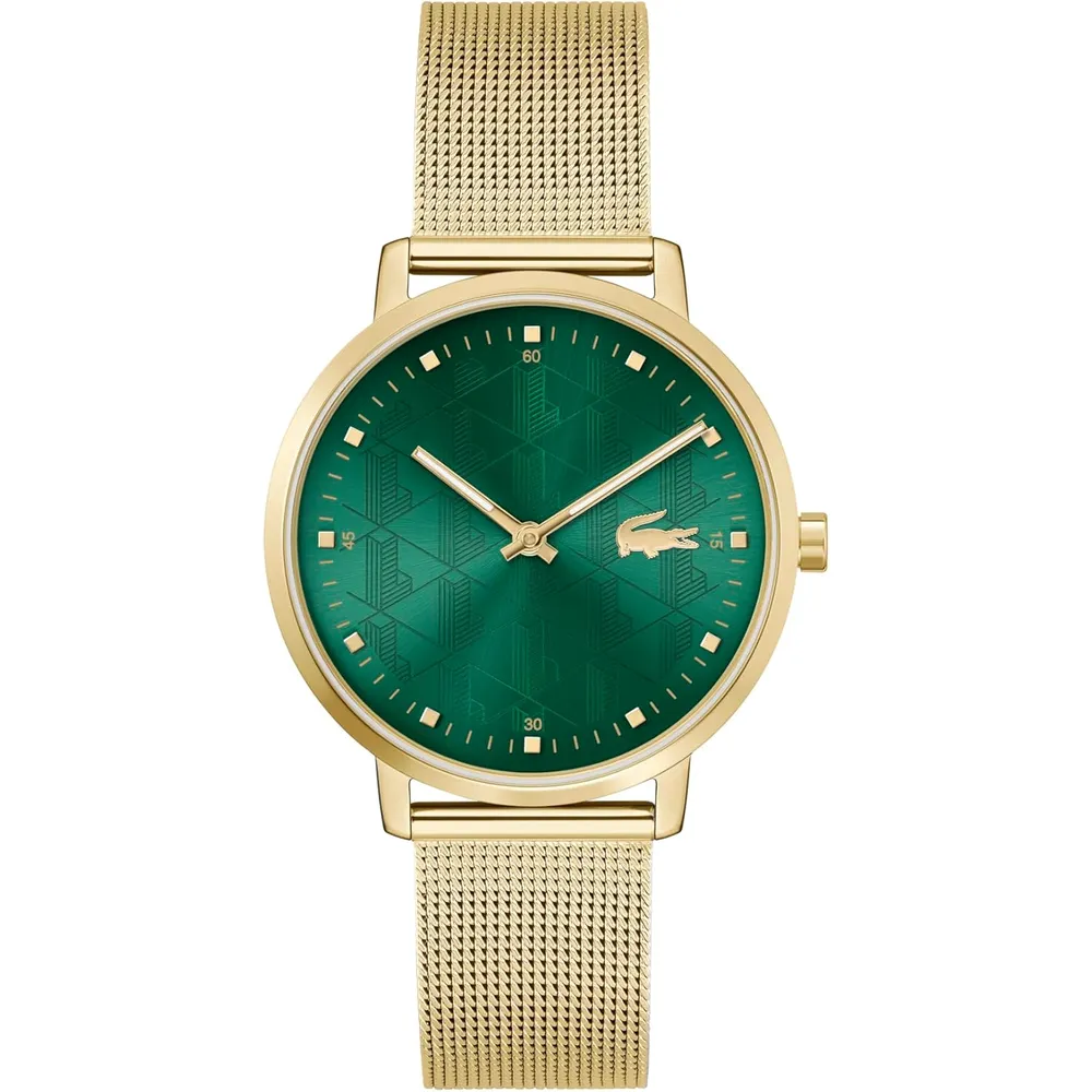 RELOJ LACOSTE CROCORIGIN 2H DE CUARZO 30M MUJER - GREEN/GOLD