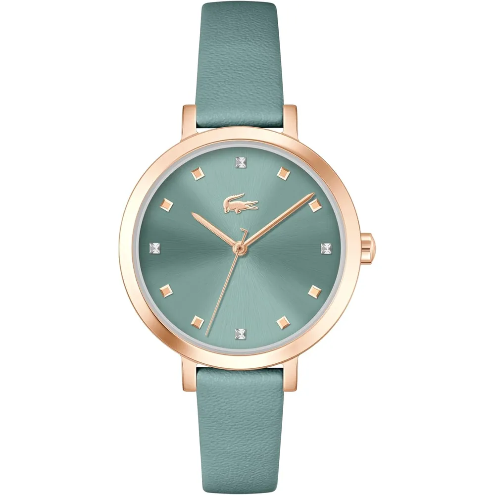 RELOJ LACOSTE RIGA 3H DE CUARZO 34 MM MUJER - SEA GREEN/CARNATION GOLD
