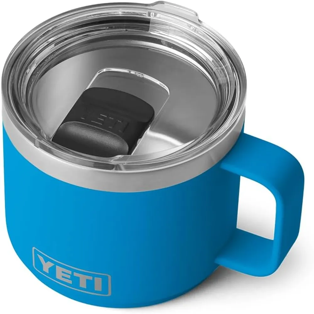 YETI Rambler Taza Apilable con Tapa Magslider de 14 oz | Azul