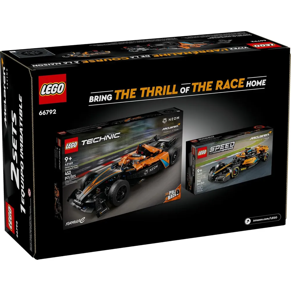 Lego Technic Speed Champions McLaren Racing Pack, coches de carreras
