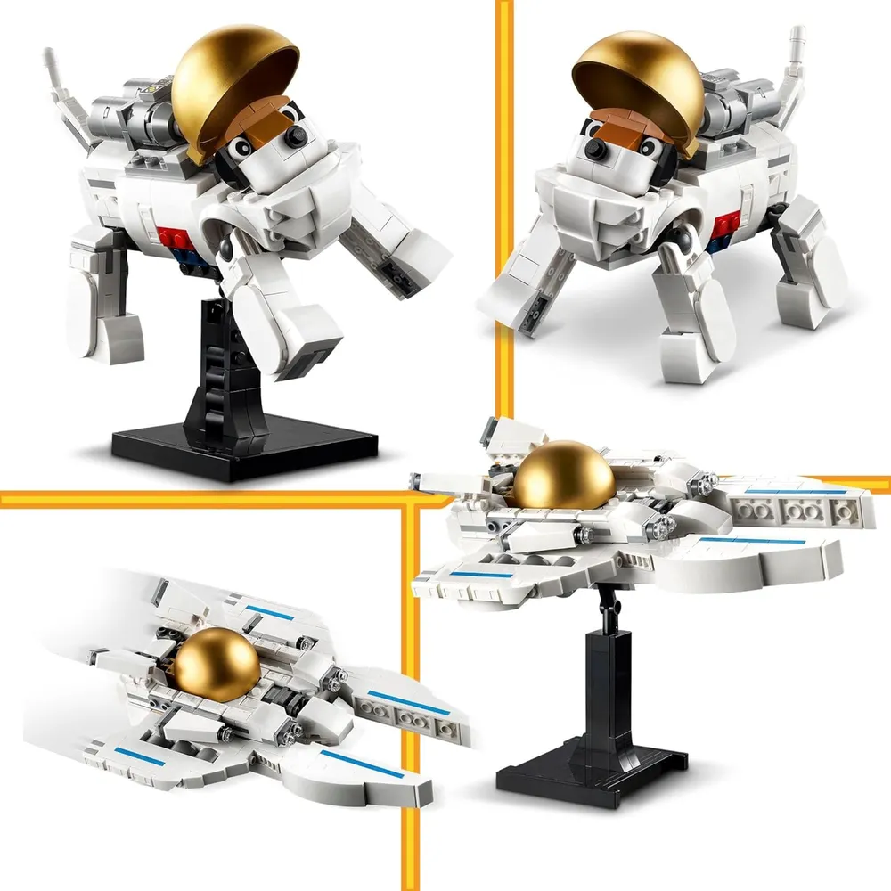 Lego Creator Space Play Pack, juguetes espaciales con 6 opciones