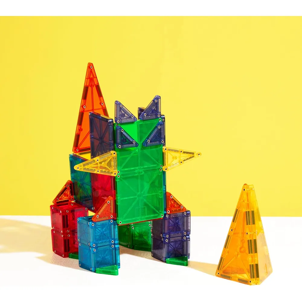 MAGNA-TILES - Combo 62-piezas set de construcción magnético