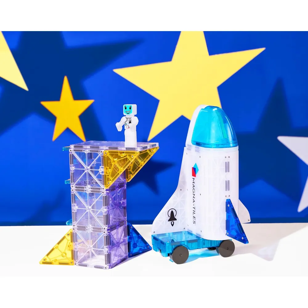 MAGNA-TILES - Space 32-piezas set de construcción magnético