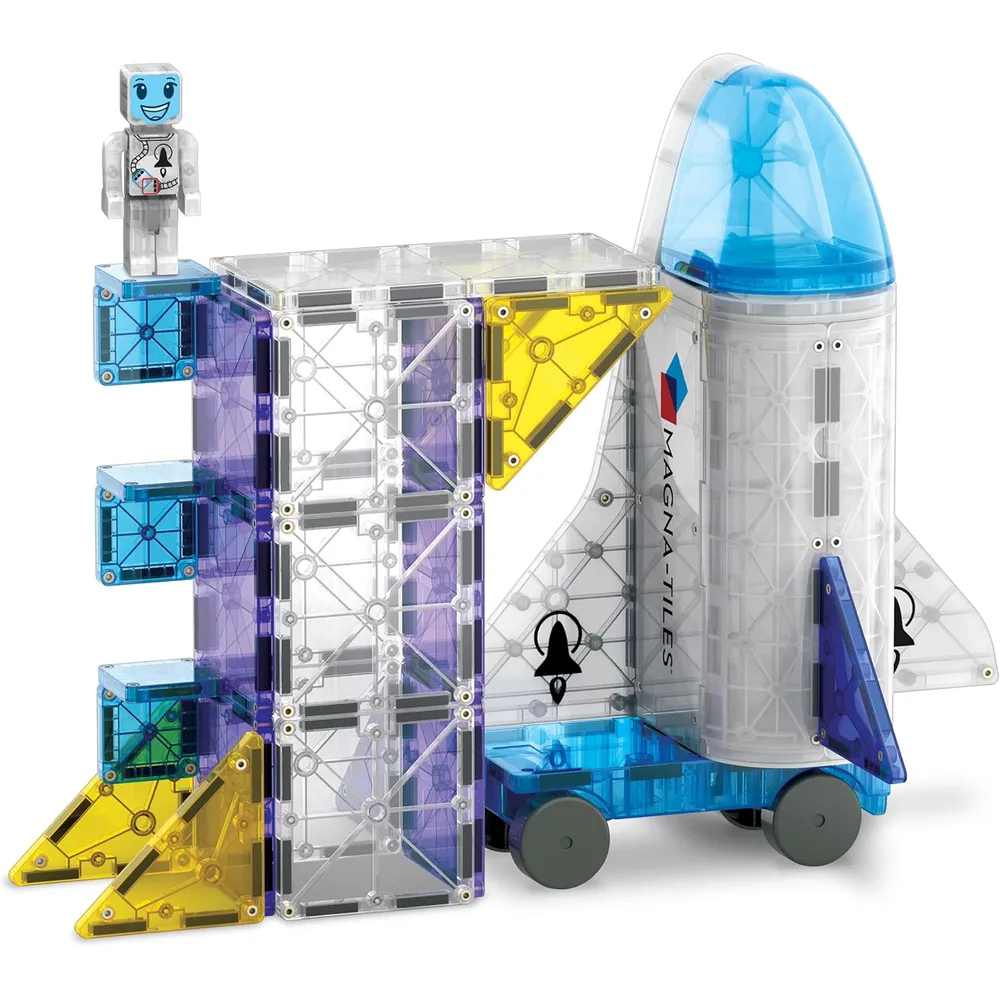 MAGNA-TILES - Space 32-piezas set de construcción magnético
