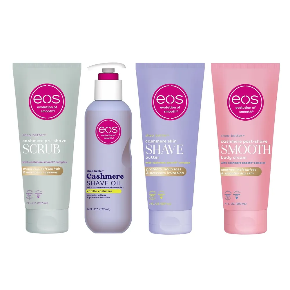 EOS Cashmere Skin set cuidado corporal pack 4