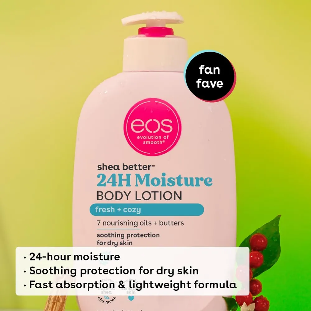 EOS Shea Better set loción corporal y crema manos | Fresh & Cozy