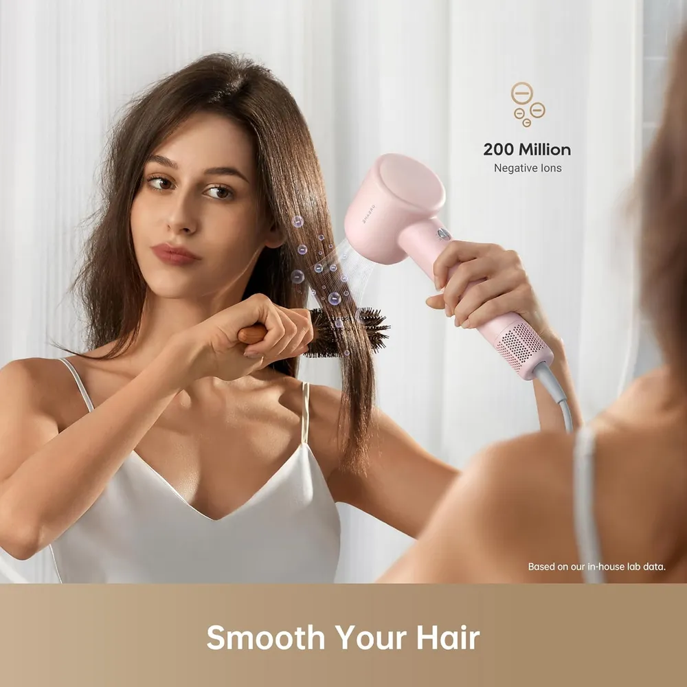 DREAME GLEAM SECADOR DE PELO CON CONTROL INTELIGENTE | ROSADO