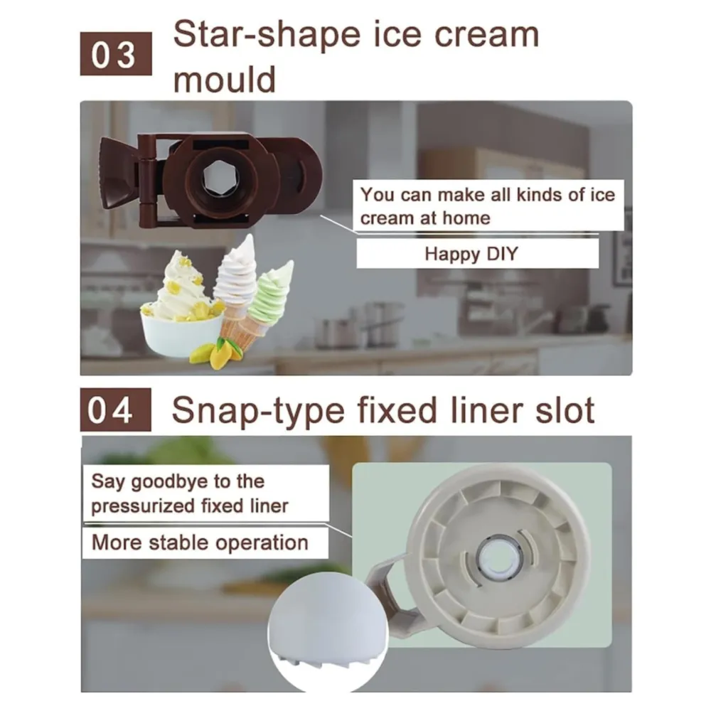 MÁQUINA DE HELADOS Y YOGUR CONGELADO 220V
