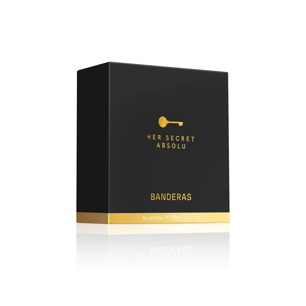PERFUME BANDERAS HER SECRET ABSOLU EAU DE PARFUM 3.4 OZ / 80 ML