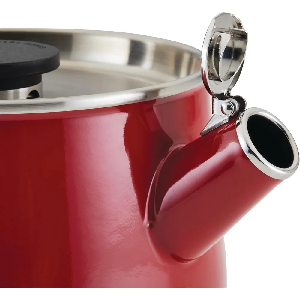 KITCHENAID KEK1222ER, TETERA SILBANTE ESMALTADA 2 QT | ROJO IMPERIO