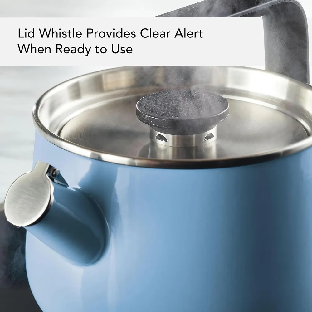KITCHENAID KEK1222VB, TETERA SILBANTE ESMALTADA 2 QT | TERCIOPELO AZUL
