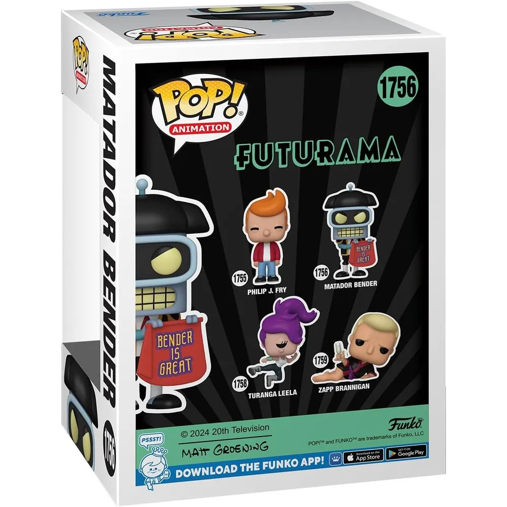 Funko Pop | Bender (Matador) de Futurama