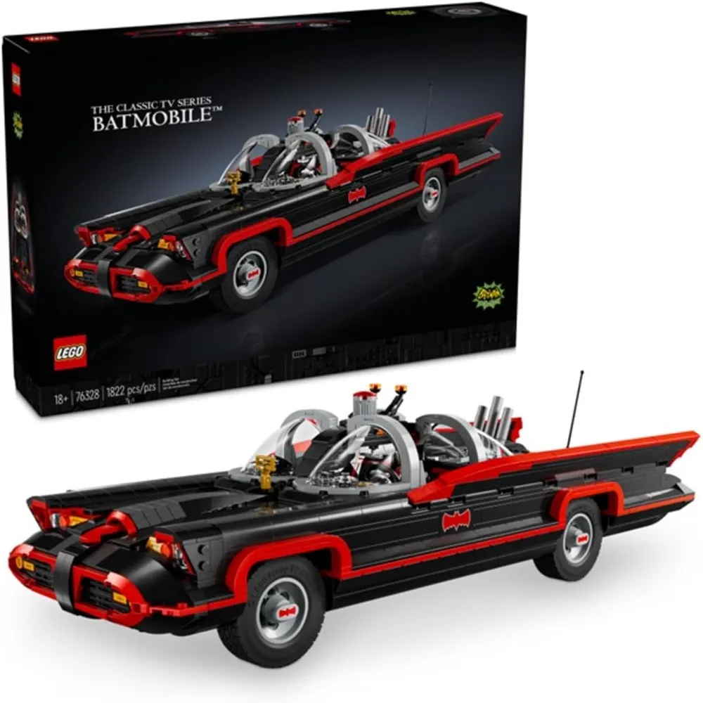 Lego DC Batman clásico Batmóvil, coche coleccionable para adultos y fans