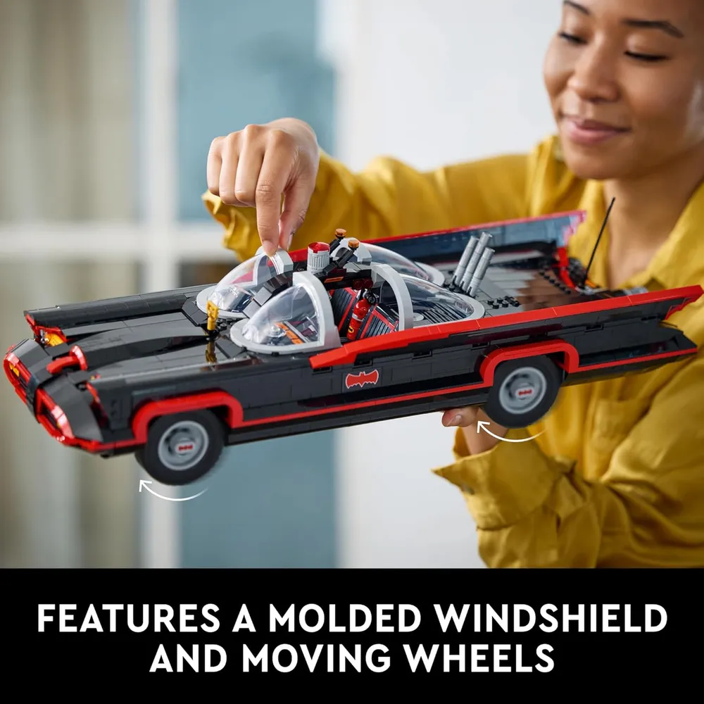 Lego DC Batman clásico Batmóvil, coche coleccionable para adultos y fans