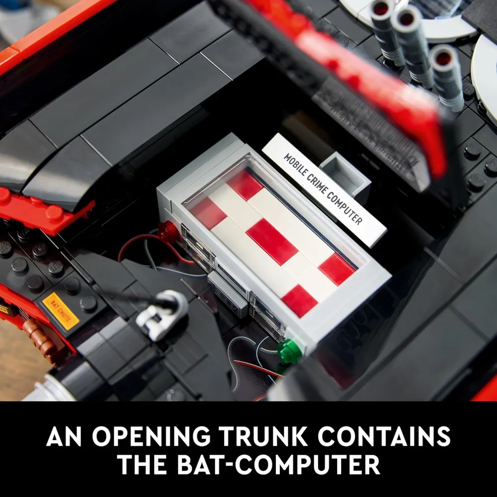 Lego DC Batman clásico Batmóvil, coche coleccionable para adultos y fans
