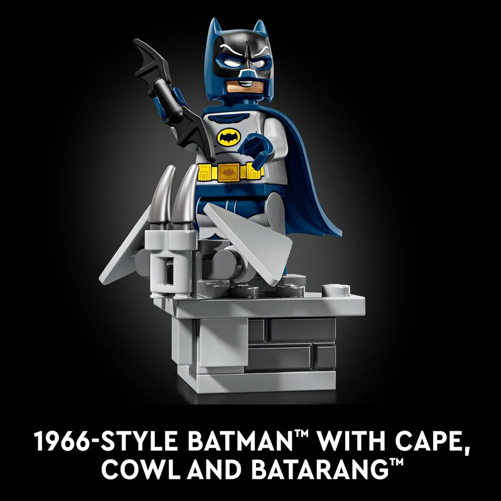 Lego DC Batman clásico Batmóvil, coche coleccionable para adultos y fans