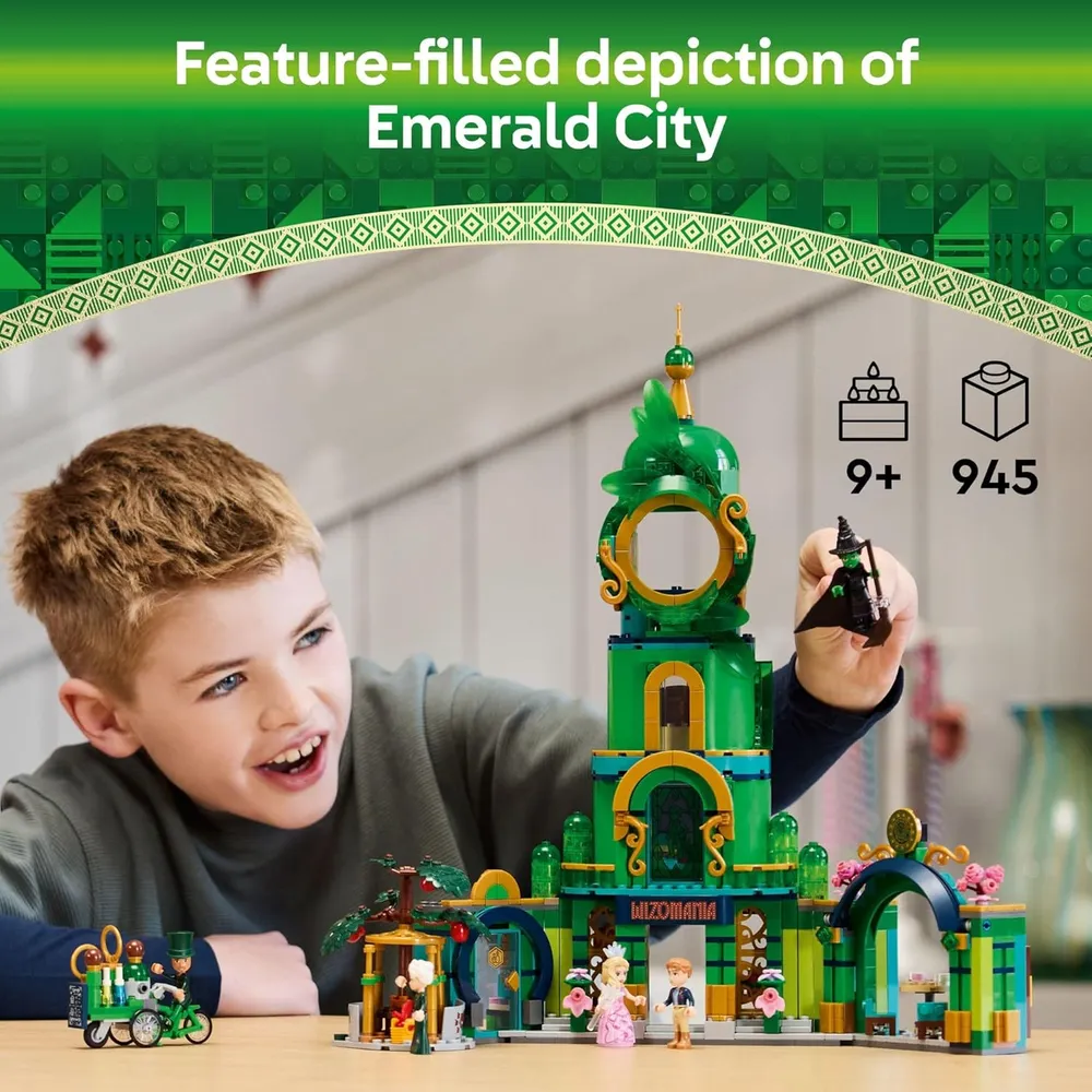 Lego Wicked Bienvenidos a la Ciudad Esmeralda, juguete de construcción
