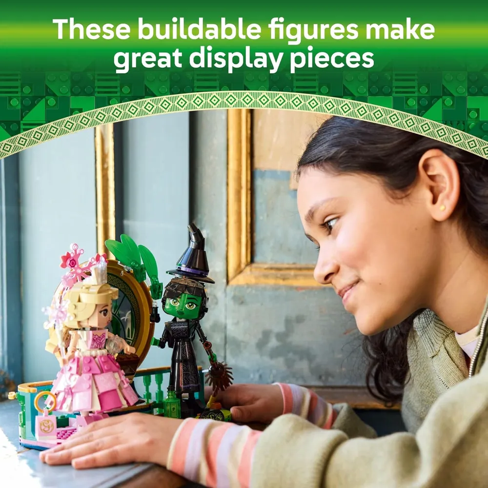 Lego Wicked figuras de Elphaba y Glinda, juguete de construcción para niños